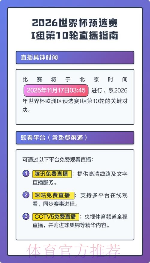2026世界杯比赛直播平台推荐 2026世界杯比赛直播平台推荐